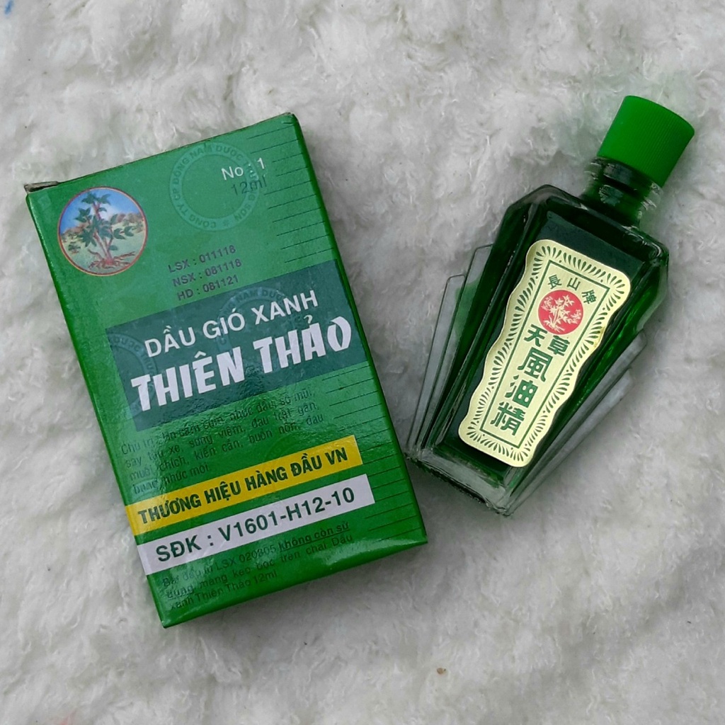 [6 chai] Dầu gió Thiên Thảo 12ml