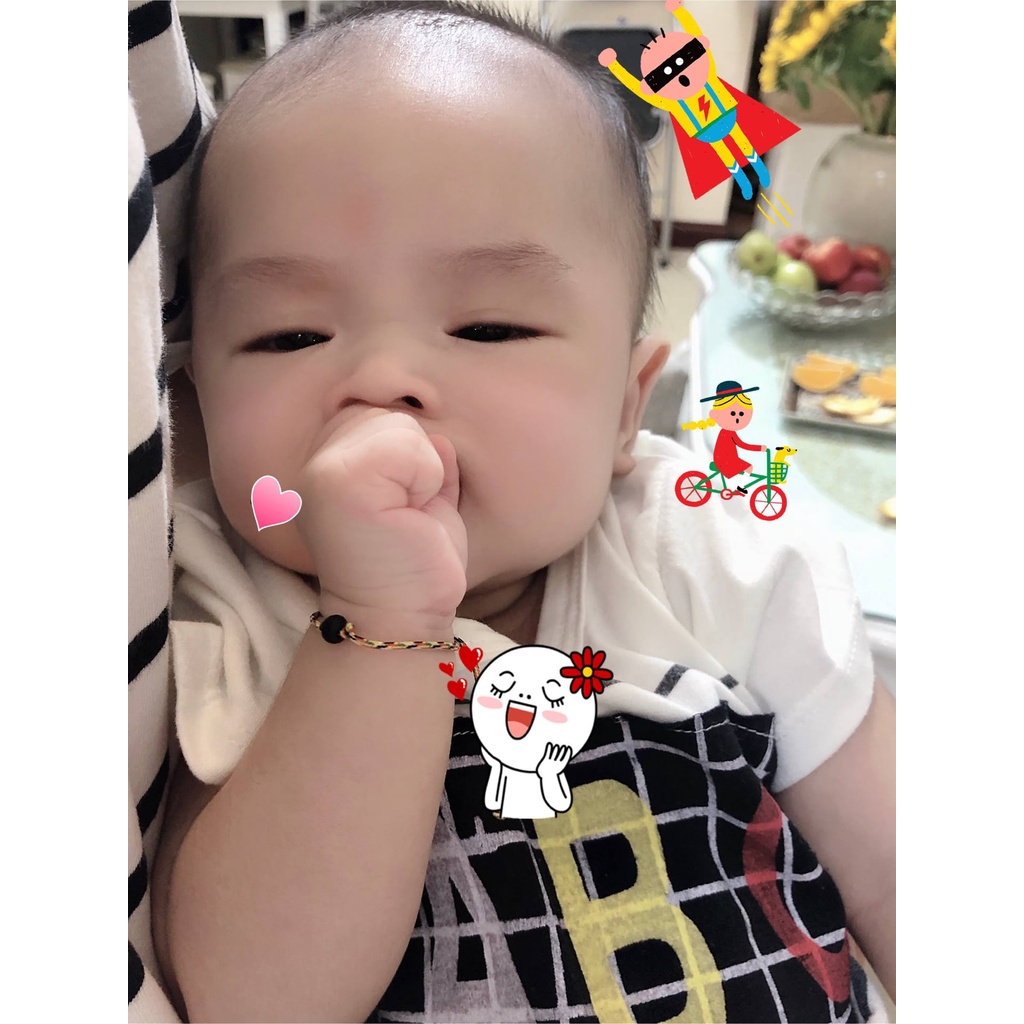 Vòng Tay Ngũ Sắc Cho Bé Đã Được Gia Trì Tại Đất Phật