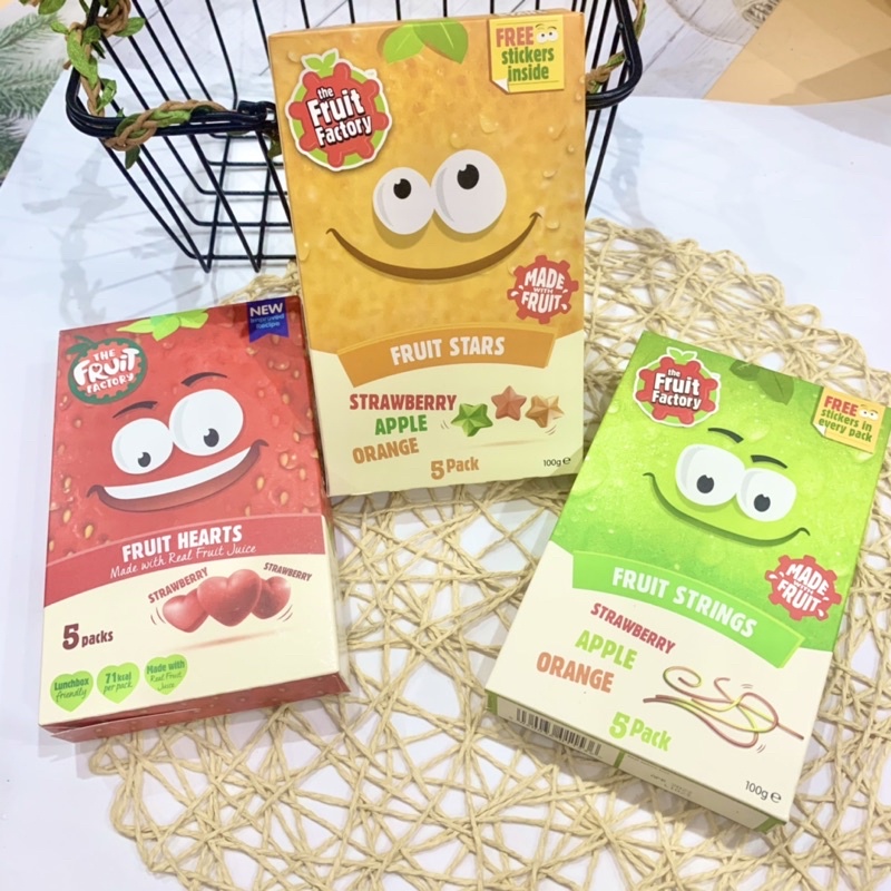 Kẹo Dẻo Trái Cây Mềm Fruit Nguyên Chất Cho Bé Từ 1 Tuổi
