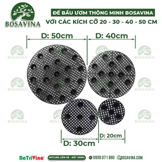 Đế lót chậu bầu ươm v6 - bầu ươm thông minh, kết hợp với bầu ươm v6 để tạo nên chậu ươm hoàn hảo