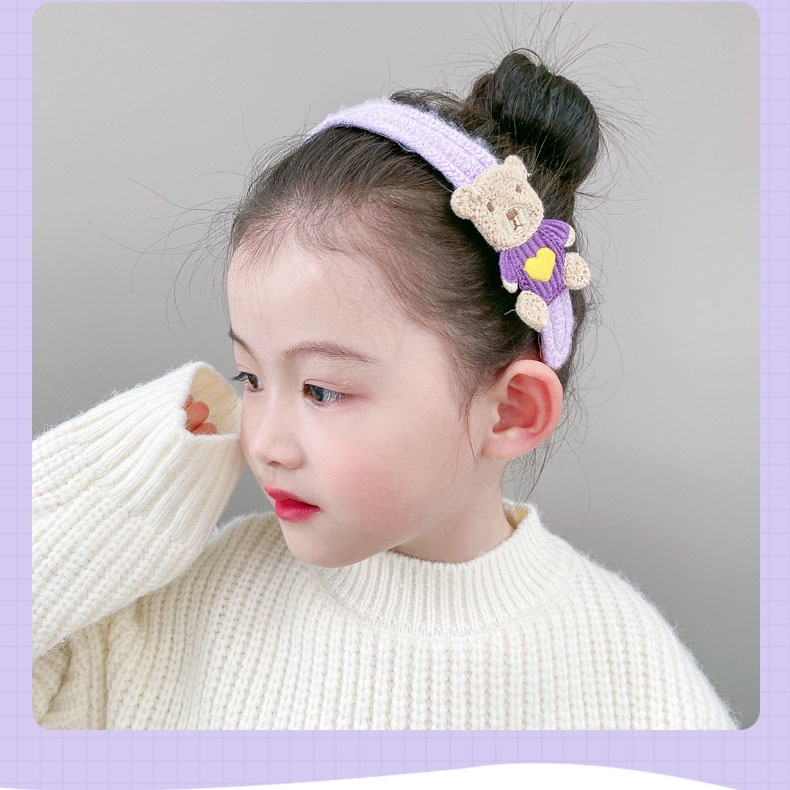 Băng đô hình gấu xinh xắn dành cho bé