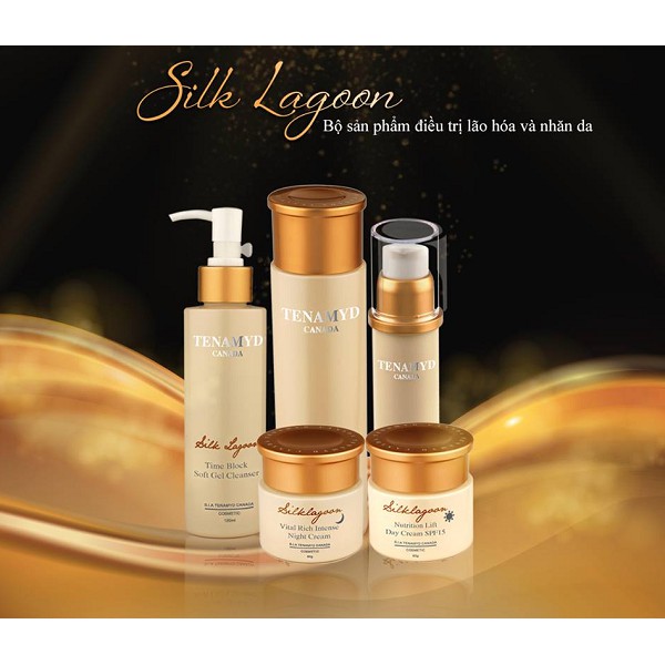 Nước dưỡng dành cho da lão hóa Tenamyd - Silk Lagoon Time Block Skin Softner 140ml | BigBuy360 - bigbuy360.vn