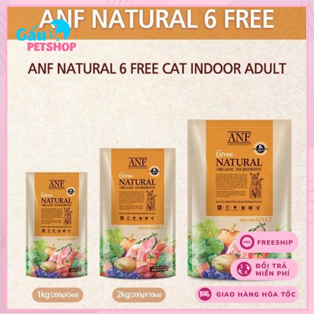 Hạt hữu cơ ANF 6 Free cho Mèo trưởng thành/ Mèo con túi 2kg