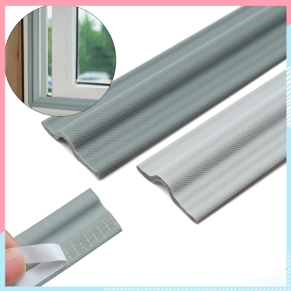 Ron Ron dán cửa sổ Chặn Khe Cửa ,Ngăn Côn Trùng,Bụi Bẩn,Cách Âm,ngăn gió điều hòa