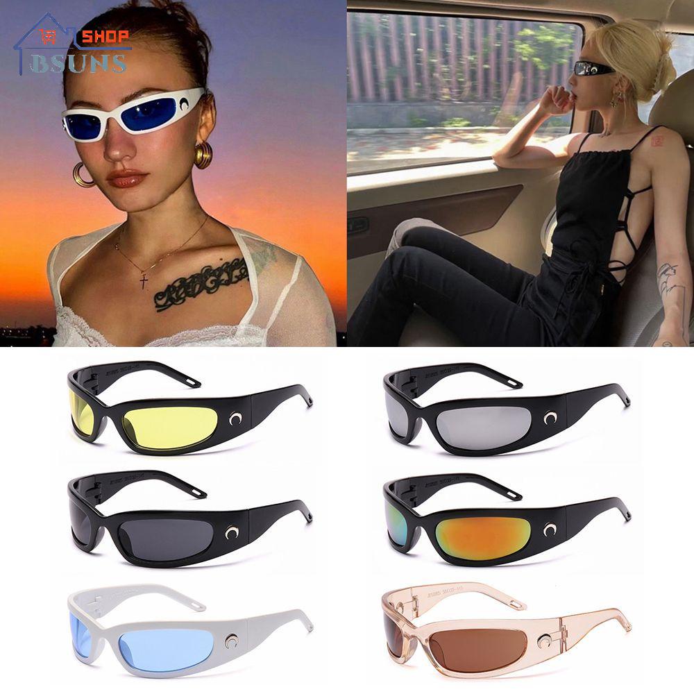 Kính mát gọng chữ nhật chống tia UV400 phong cách hip hop dành cho nam và nữ