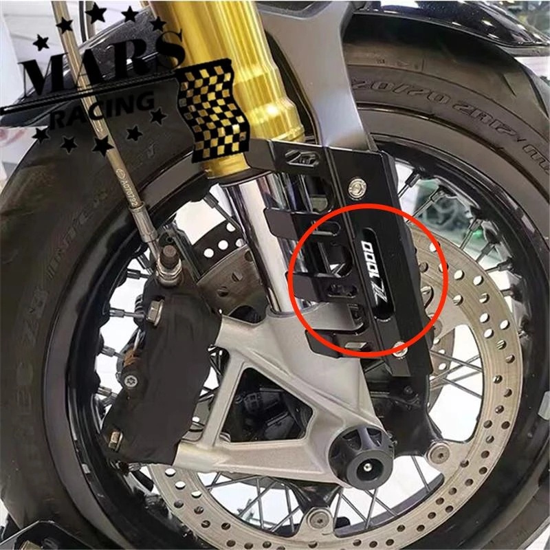 Đối với KAWASAKI Z1000 Z-1000 2014-2020 2021 Phụ kiện xe máy Phanh trước Đĩa Calibre Nắp bảo vệ Chắn bùn Chắn bùn Bảo vệ phuộc trước Bộ phận bảo vệ Chắn chắn trước Thanh trượt chống rơi