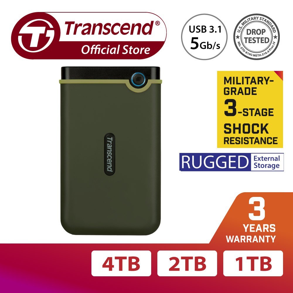 Ổ cứng di động Transcend 25M3S - Hàng chính hãng | BigBuy360 - bigbuy360.vn