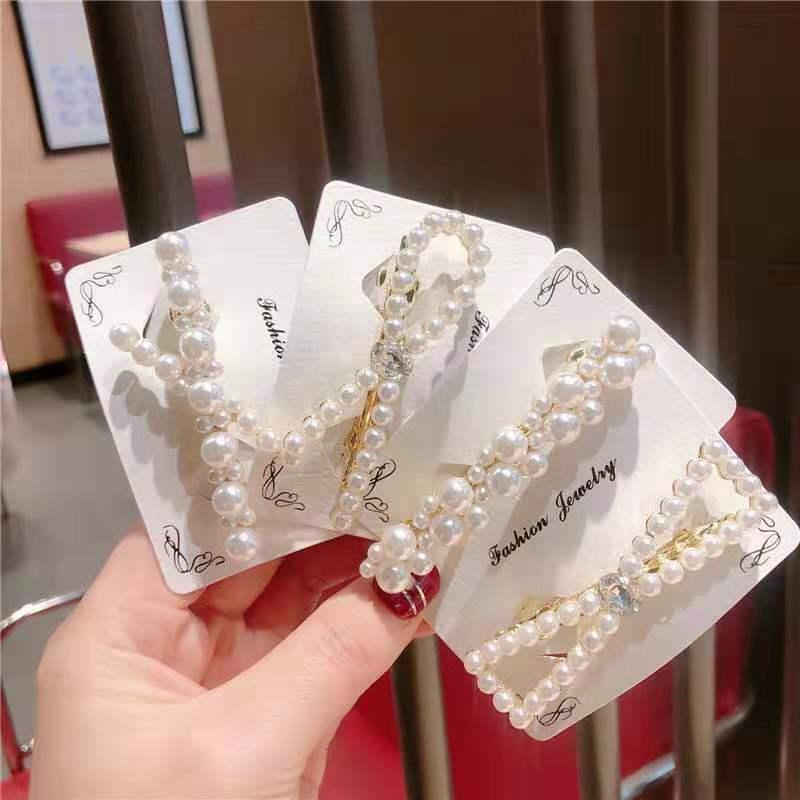 Bộ kẹp tóc đính đá siêu xinh siêu hot cặp tóc lấp lánh Mẫu mới 2019 hàng cao cấp rất đẹp thời trang hàn quốc