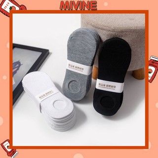 Tất lười nam Mivine thấp cổ chống hôi chân có đệm gót chống tuột TN42