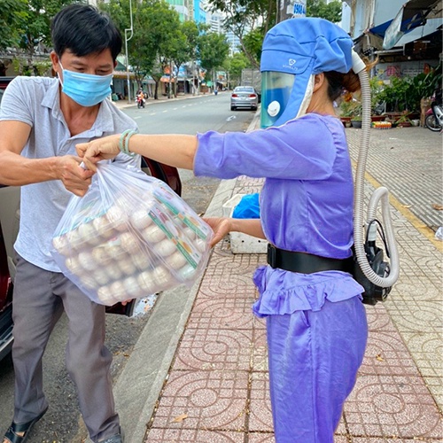 [HÀNG CÓ SẴN!!!] Mũ cách ly di động Vihelm - Giúp bảo vệ đường hô hấp có FDA xuất Mỹ - DẠNG MŨ MỀM thoáng mát, gọn nhẹ