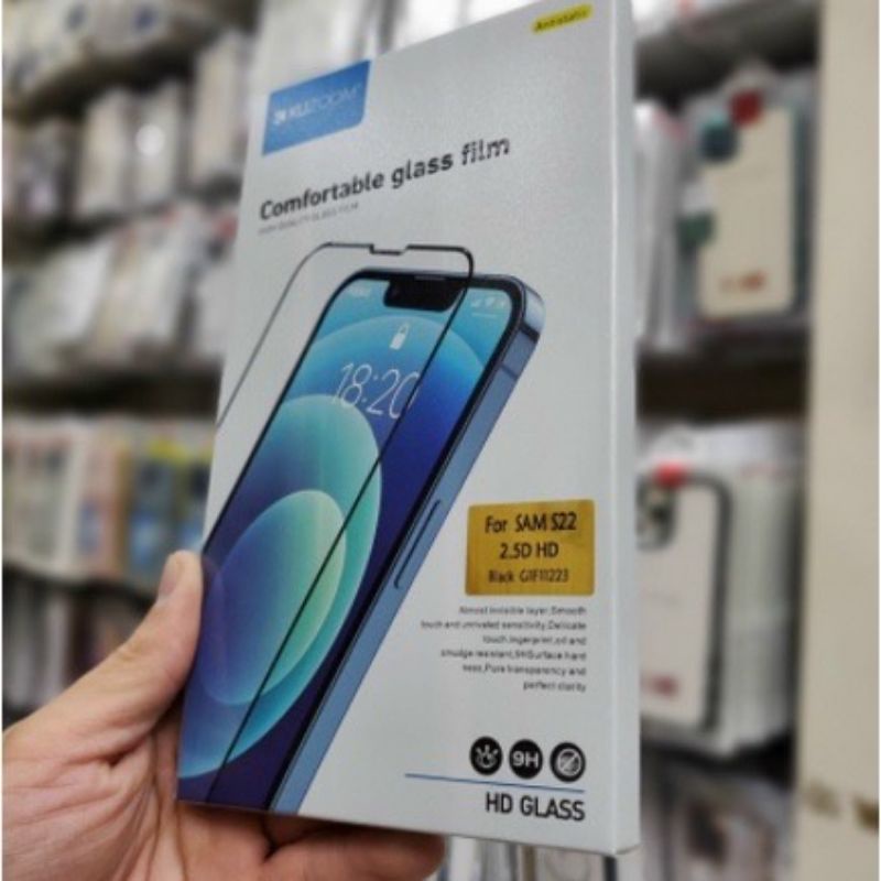 Kính cường lực Kuzoom samsung S23/S23 plus/S23 ultra/ S22 ultra/S22 plus/S22/S21 ultra/S21 pluscảm ứng vân tay siêu mượt