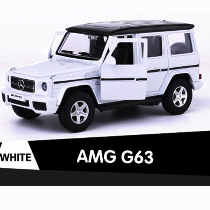 Xe Mô Hình Mercedes-Benz G63 AMG RMZ City, mô hình xe AMG bằng hợp kim dày dặn chắc chắn