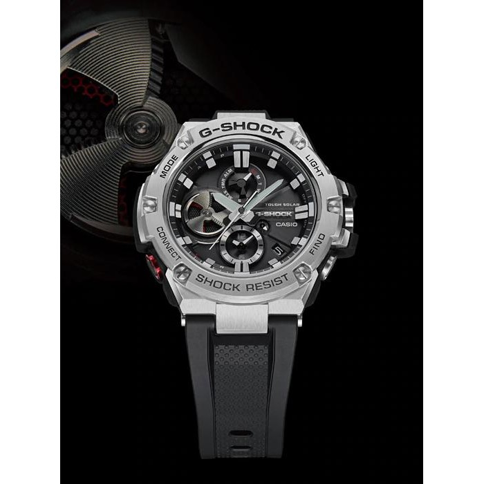 Đồng Hồ Casio Nam Dây Nhựa GSHOCK GST-B100-1ADR Chính Hãng