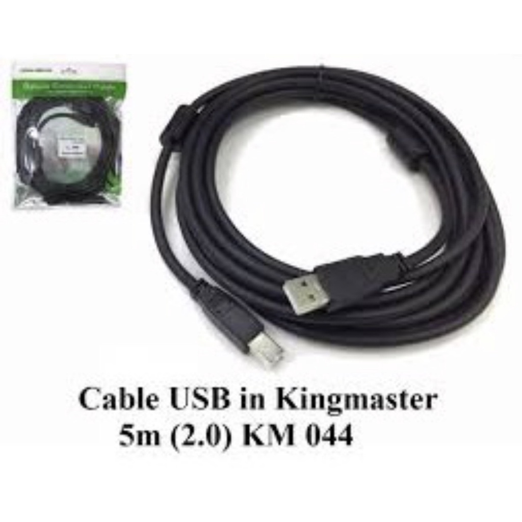 Cáp máy in 1.8m/3m/5m/10m có chống nhiễu Kingmaster