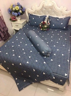 Set vỏ chăn ga trần bông