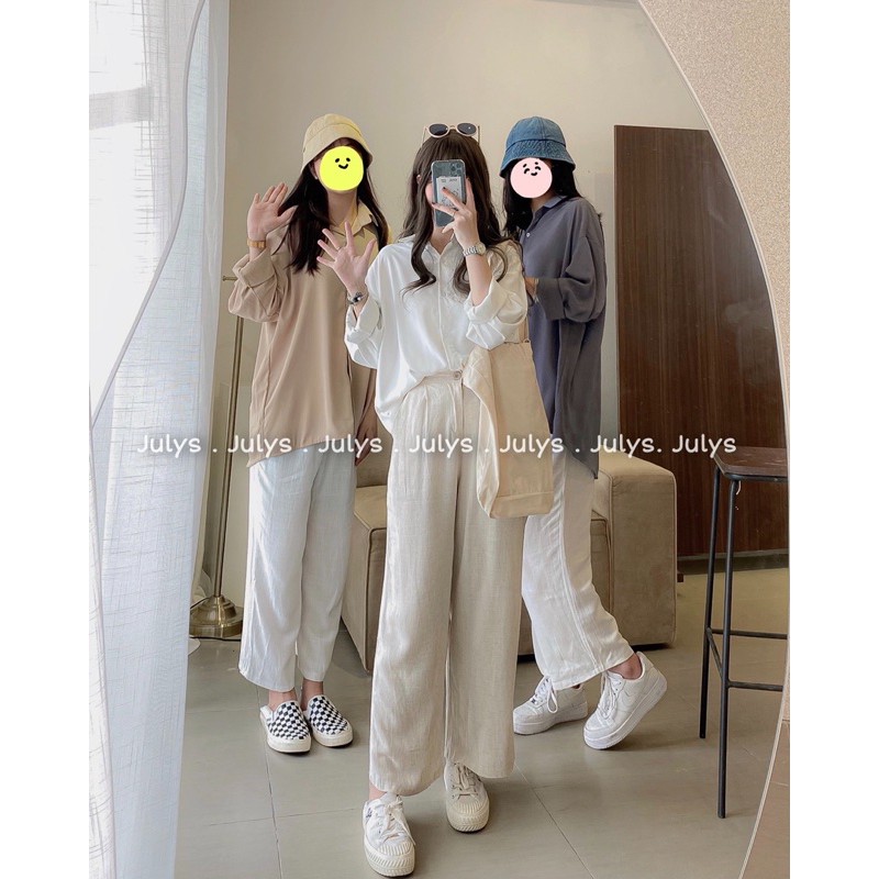 Quần đũi linen 2 màu (ảnh thật shop chụp kèm video) | BigBuy360 - bigbuy360.vn