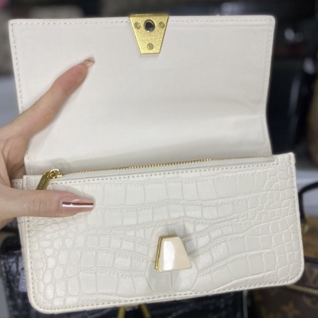 Túi đeo chéo PEDD.O mini vân rắn hàng có sẵn