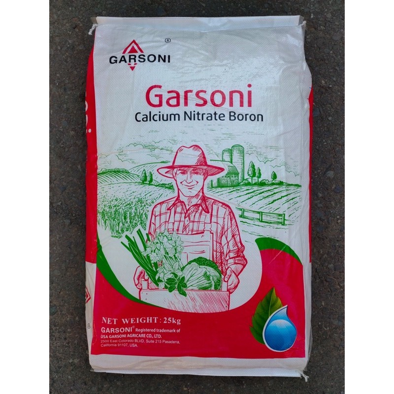 Phân bón canxi nitrate Garsoni túi 5kg