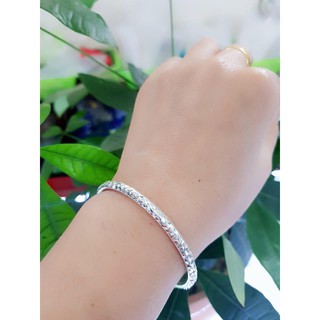 Lắc tay phay bạc ta cao cấp cho người lớn
