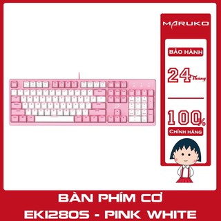 Bàn phím cơ Gaming DAREU EK1280s PINK-WHITE 104KEY (PINK LED, Blue/ Brown/ Red D switch)