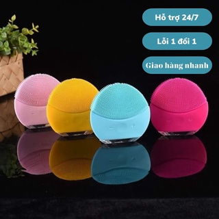 Máy rửa mặt cầm tay mini FOREVER, máy massage mặt giúp làm sạch da mặt hiệu quả