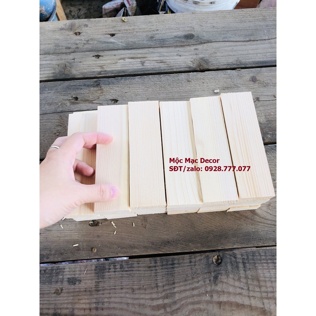 Set 1kg gỗ nhỏ dài 14 (cm)