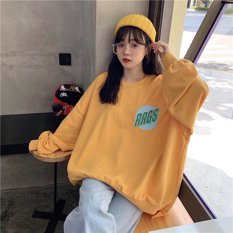 Áo Hoodie Dáng Rộng Thiết Kế Mới Thời Trang Theo Phong Cách Hàn Quốc Dành Cho Nữ