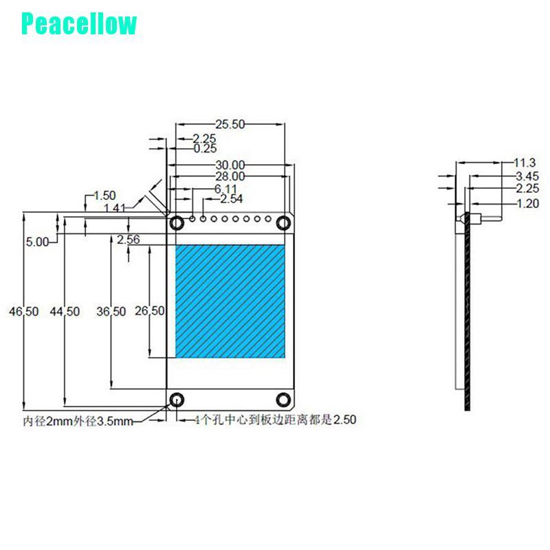 Mô Đun Màn Hình Tft Lcd 1.44 "128X128 65k Spi St7735 Oled Cho Arduino