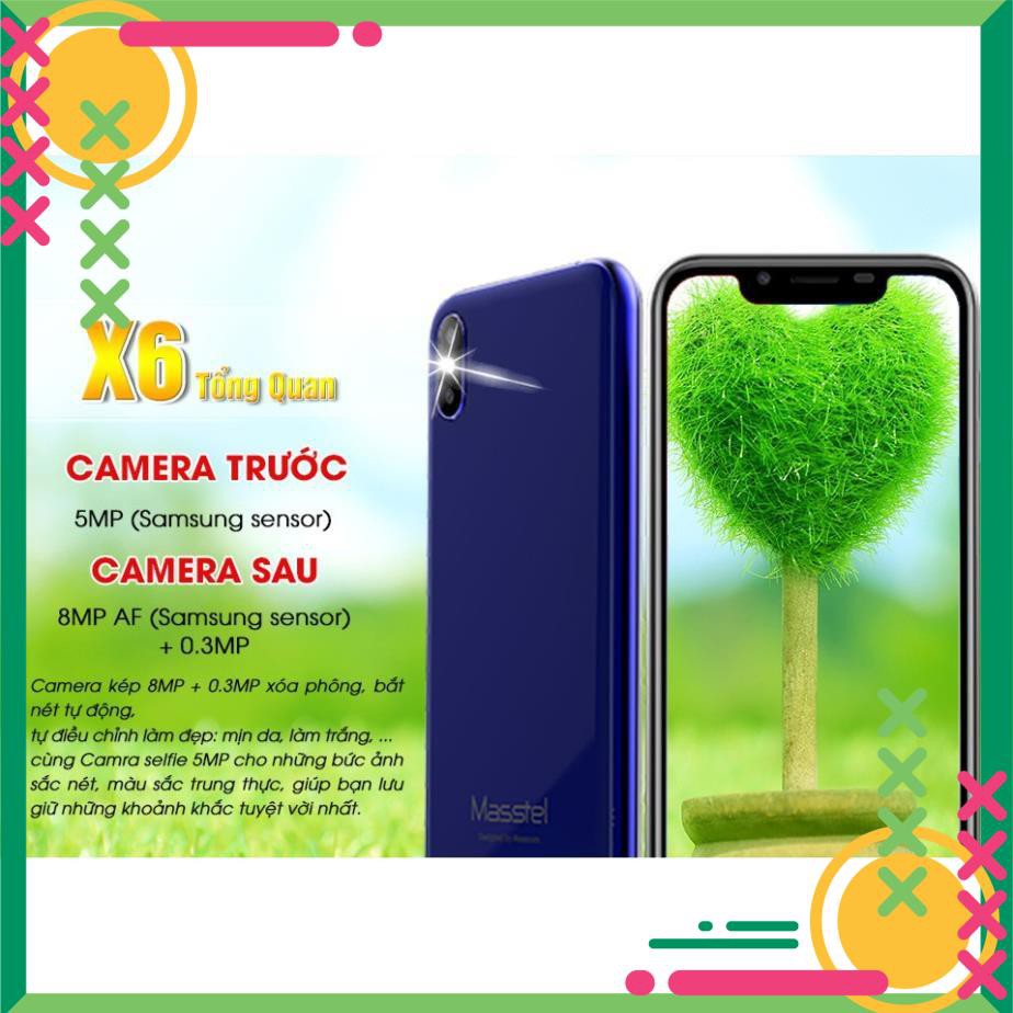 Điện Thoại Masstel X6 (Siêu Phẩm Cảm Ứng Giá Rẻ) - Bảo Hành Chính Hãng 12 Tháng | BigBuy360 - bigbuy360.vn