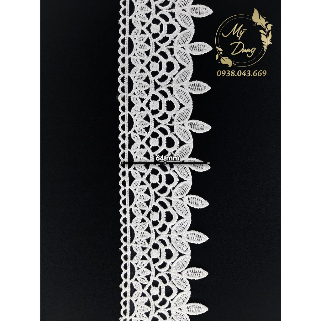 Dây Ren chỉ 6F màu kem (Dây dài 13,5 met) - MS 689773 S3