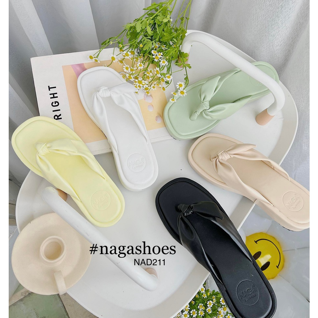 DÉP KẸP NAGASHOES QUAI GÚT 4CM NAD211