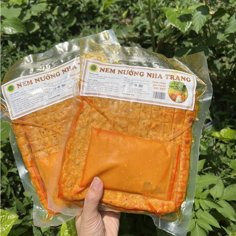 NEM NƯỚNG NHA TRANG nguyên phên kèm sốt chấm gia truyền