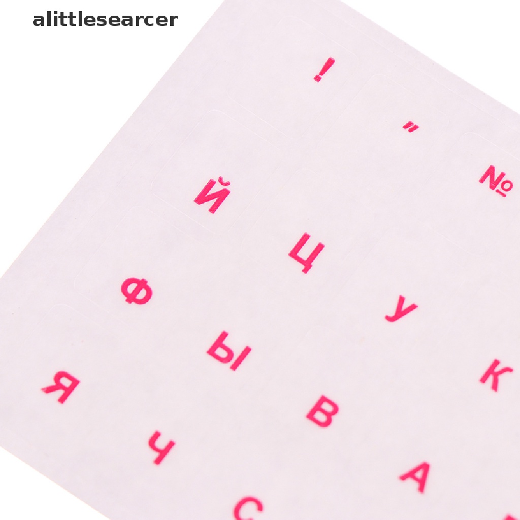 【ER】 Clear Russian sticker Film Language Letter Keyboard Cover for Notebook .