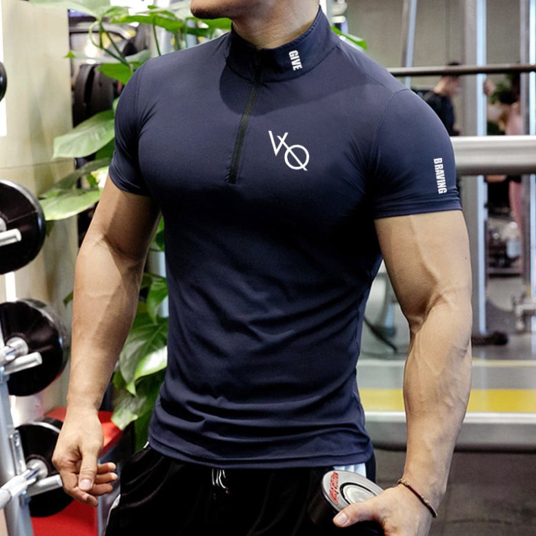 Áo Thể Thao Nam Cộc Tay Chuyên Tập Gym & Chạy Bộ - Chất co dãn 4 chiều