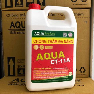 Chống thấm sàn tường AQUA CT-11A - bình 5kg | chất Chống thấm sàn bê tông, keo Chống thấm tường đứng
