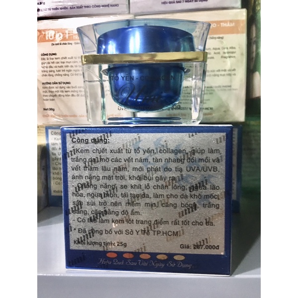 Kem umi Yến đỏ collagen hết nám trắng da 25g