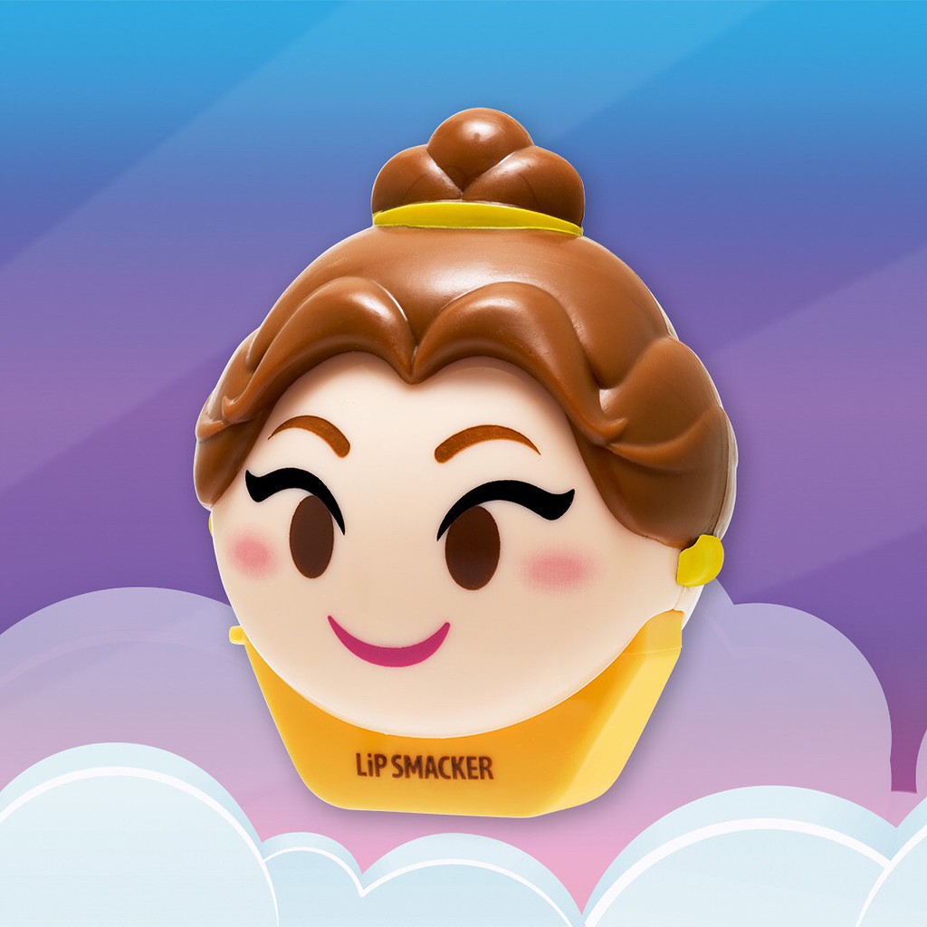 [Có sẵn] Son Disney Người đẹp và quái vật Belle -  Lip Smacker Disney Emoji Lip Balm (Chính hãng Mỹ)