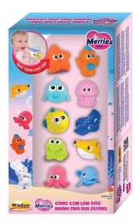 Bộ đồ chơi tắm phun nước Winfun (10 con)