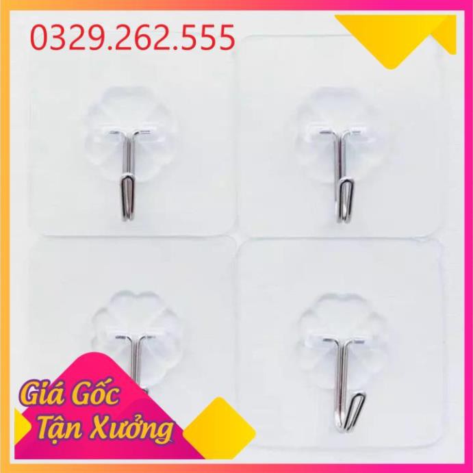 (Sale Khủng)  Sỉ 50 móc dính tường trong suốt hàng loại 1 siêu chắc