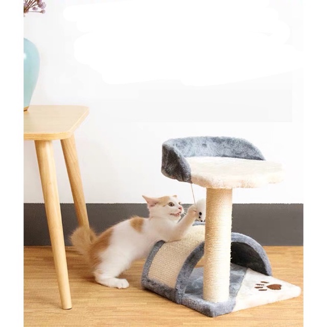 NHÀ CÂY CHO MÈO hay còn gọi là CAT TREE, một phụ kiện đồ chơi không thể thiếu cho mèo