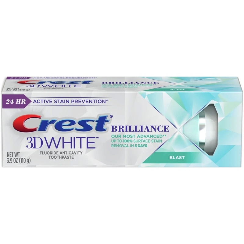 Kem đánh răng Crest 3D White Advanced Triple Whitening 158g