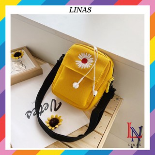 Túi tote vải nhỏ thuê hoa cúc xinh xắn TV156