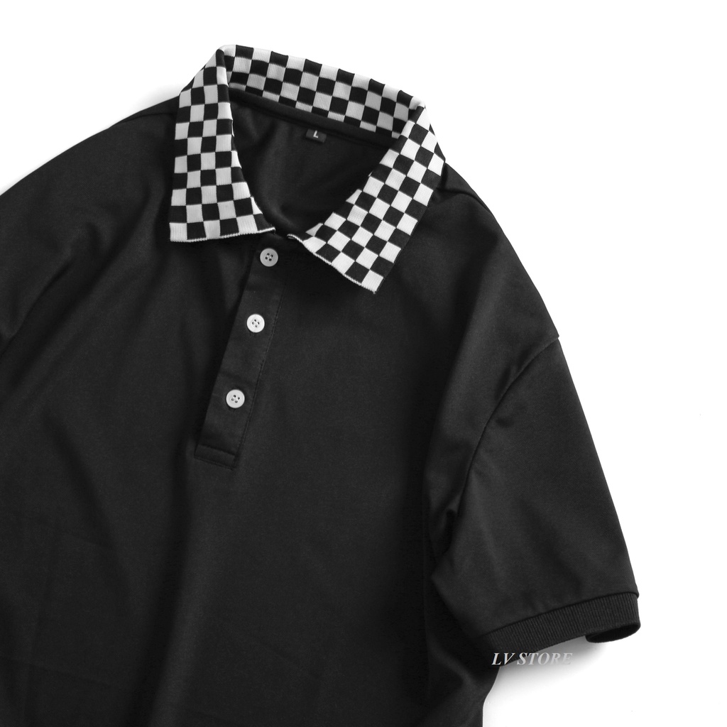 Áo Polo nam cổ bẻ caro Rose áo thun vải cá sấu cotton cao cấp tươi trẻ, năng động - Lv Store