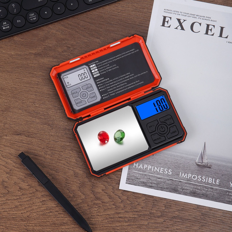 Cân Kỹ Thuật Số 6 Loại 0.1 / 0.01g Với 7 Loại g / ct / oz / ozt / Dl / Gl / Gnare Có Màn Hình LCD Tiện Dụng