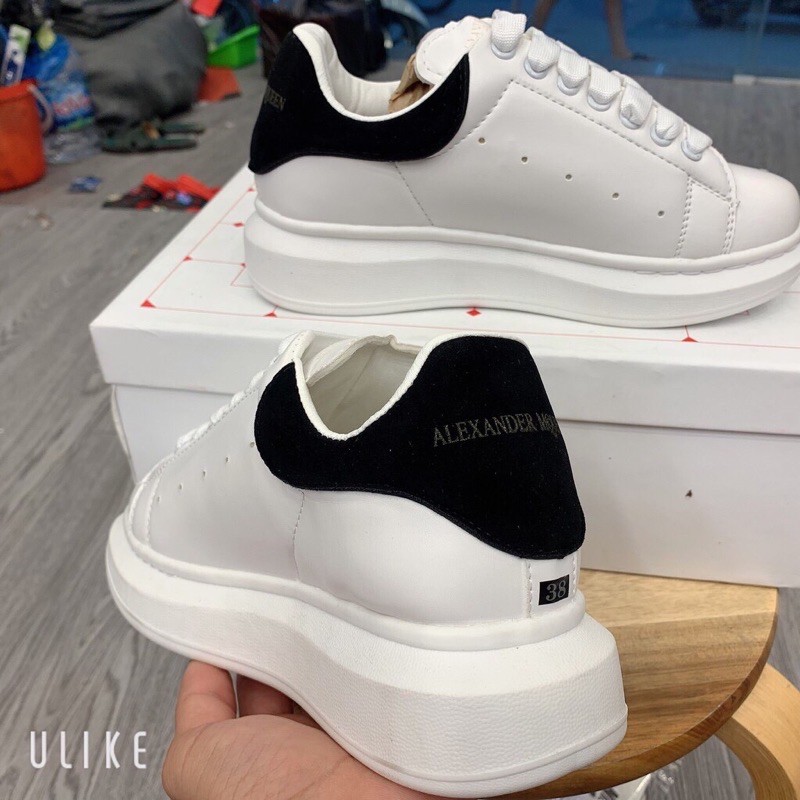 ( Hot Trend/ Dây lụa ) Giày thể thao mCQ gót nhung đen dây lụa cao cấp! Yuno Stores | BigBuy360 - bigbuy360.vn