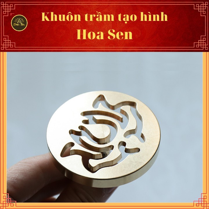 Khuôn tạo trầm dùng cho lư đồng xông trầm, bộ dụng cụ xông trầm hương bột