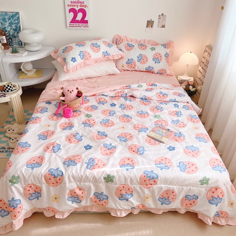 Chăn ga đũi cotton