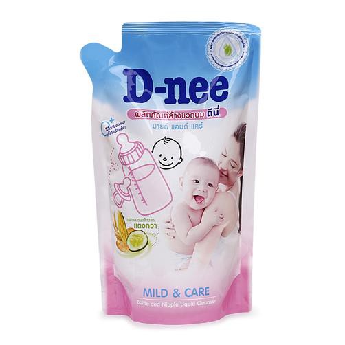 [Mẫu mới 2023] Túi nước rửa bình và rau củ Dnee 550ml