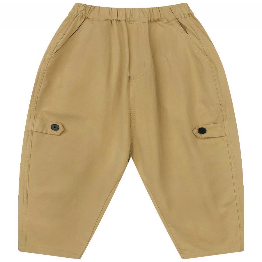 Quần Dài 5 Tấc Dáng Rộng Phong Cách Hàn Quốc Thời Trang Xuân Thu Cho Bé Trai