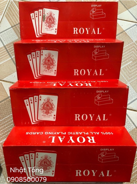 Bài Tây Nhựa ROYAL 100% Plastic